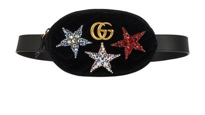Gucci Crystal Star Marmont Belt Bag, front view